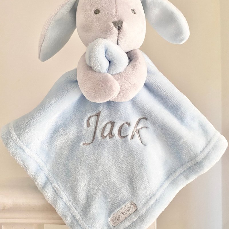 Personalised Baby Comforters - Pink and Blue Hampers