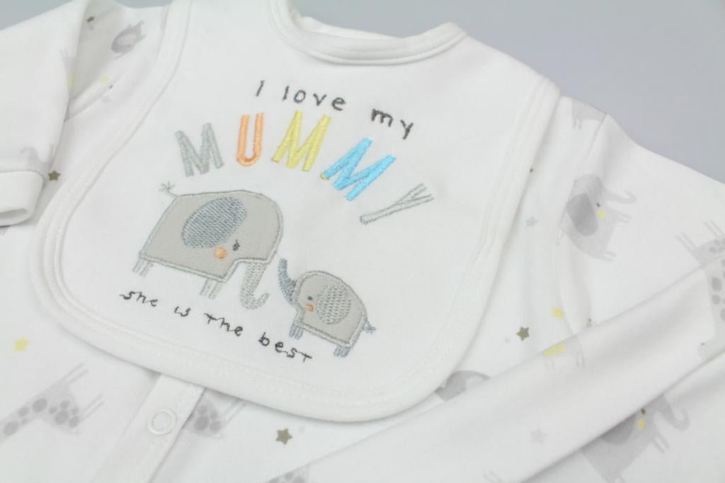 Baby Clothing Set - I Love My Mummy - Pink and Blue Hampers