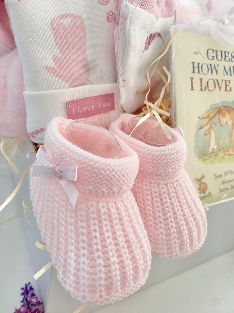 Baby Girl Gift Hamper - Guess How Much I Love You - Pink and Blue Hampers