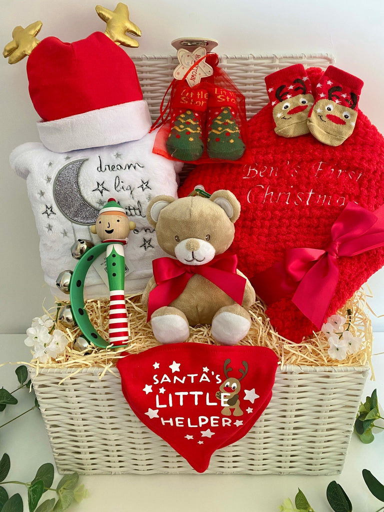 Baby Hamper - Santa’s Little Helper - Pink and Blue Hampers