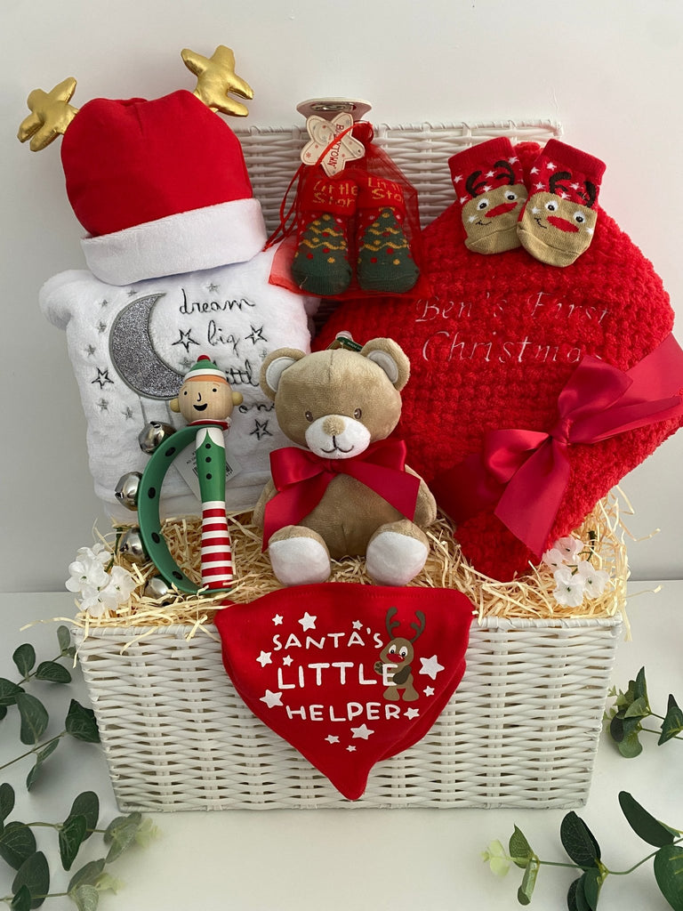 Baby Hamper - Santa’s Little Helper - Pink and Blue Hampers