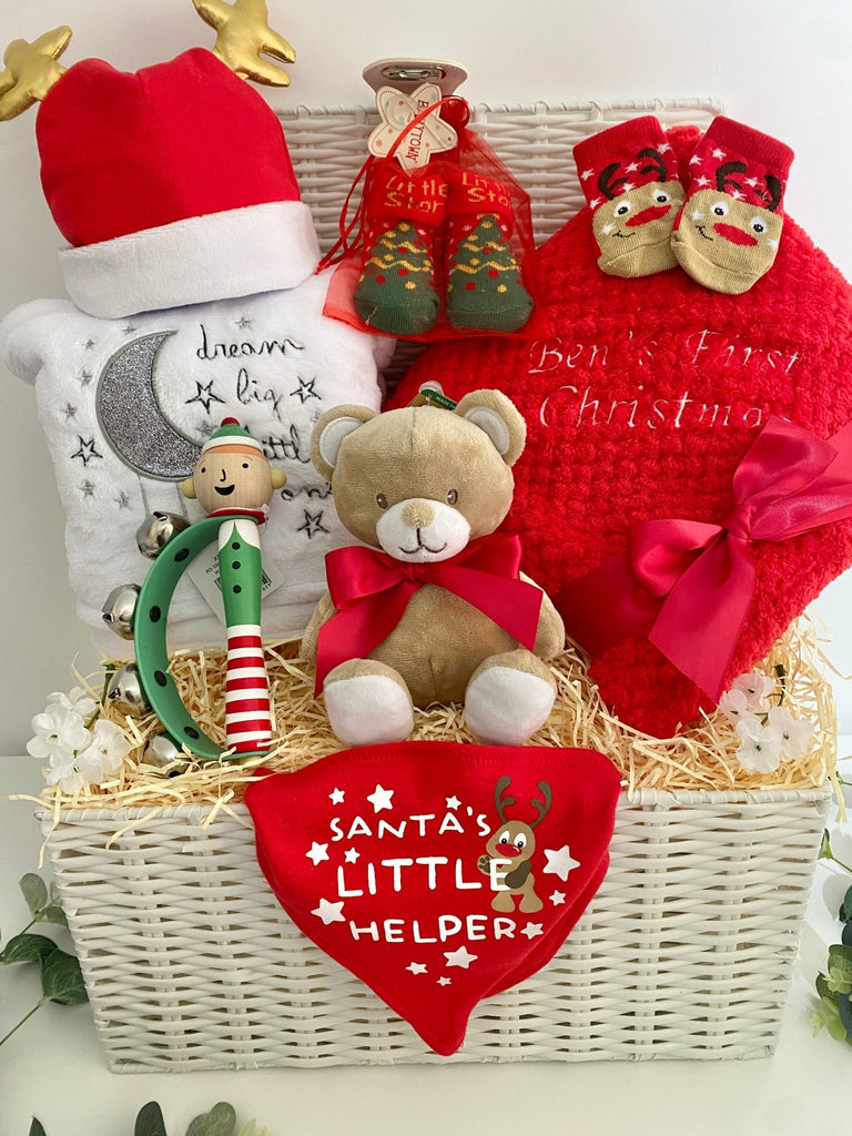 Baby Hamper - Santa’s Little Helper - Pink and Blue Hampers