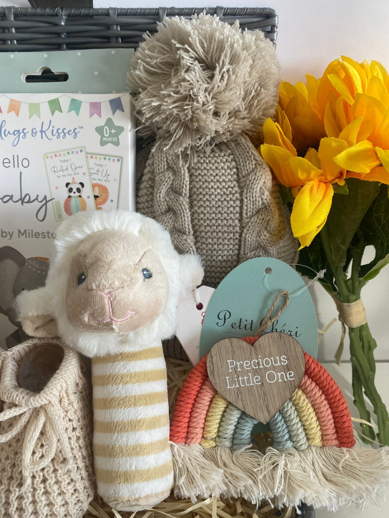 Baby Shower Gift - Loving Little Lamb - Pink and Blue Hampers