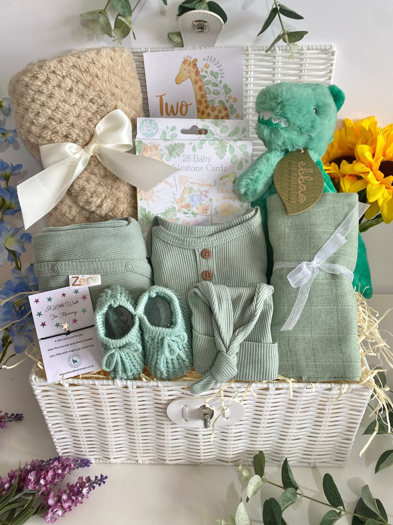 Baby Shower Hamper - Dragon Best Friend - Pink and Blue Hampers