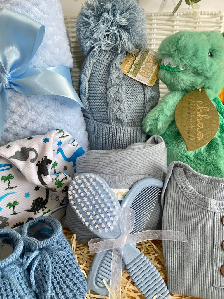 Baby Shower Hamper - Rex The Dragon - Pink and Blue Hampers