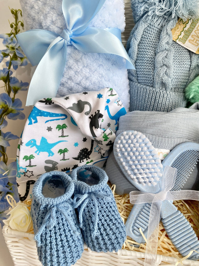 Baby Shower Hamper - Rex The Dragon - Pink and Blue Hampers