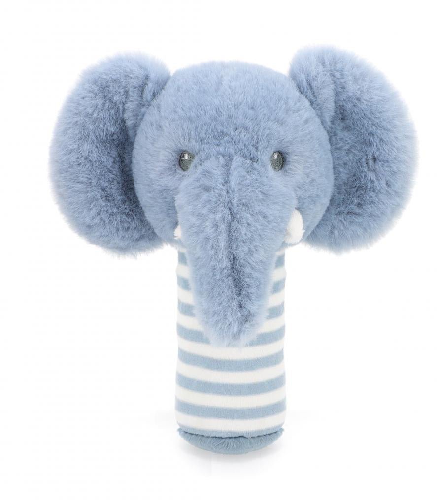 Keeleco Rattle Stick Toy - Blue Elephant - Pink and Blue Hampers