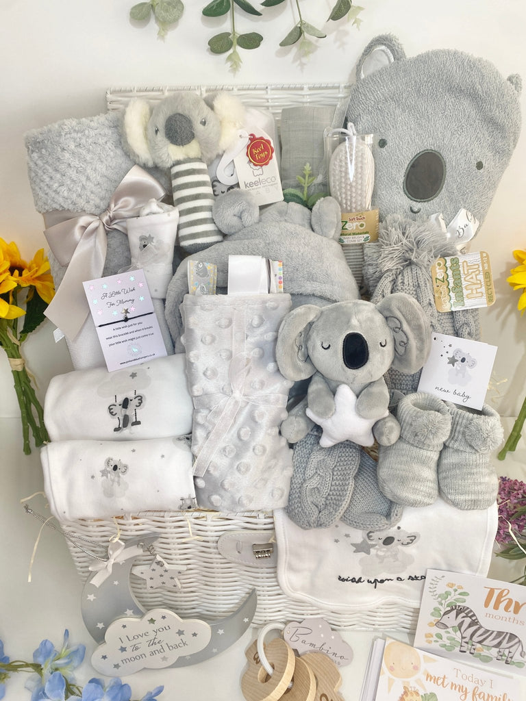 Large Maternity Gift Hamper - Koala Wishes - Pink and Blue Hampers