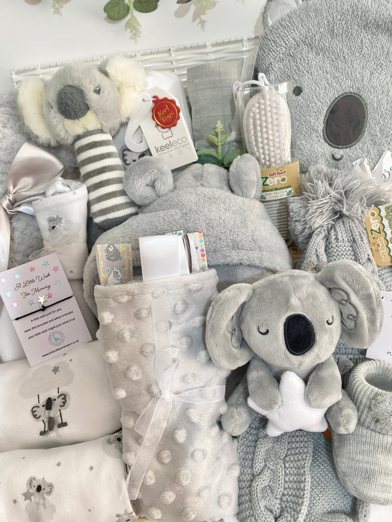 Large New Mum Gift Hamper - Koala Wishing Upon A Star - Pink and Blue Hampers