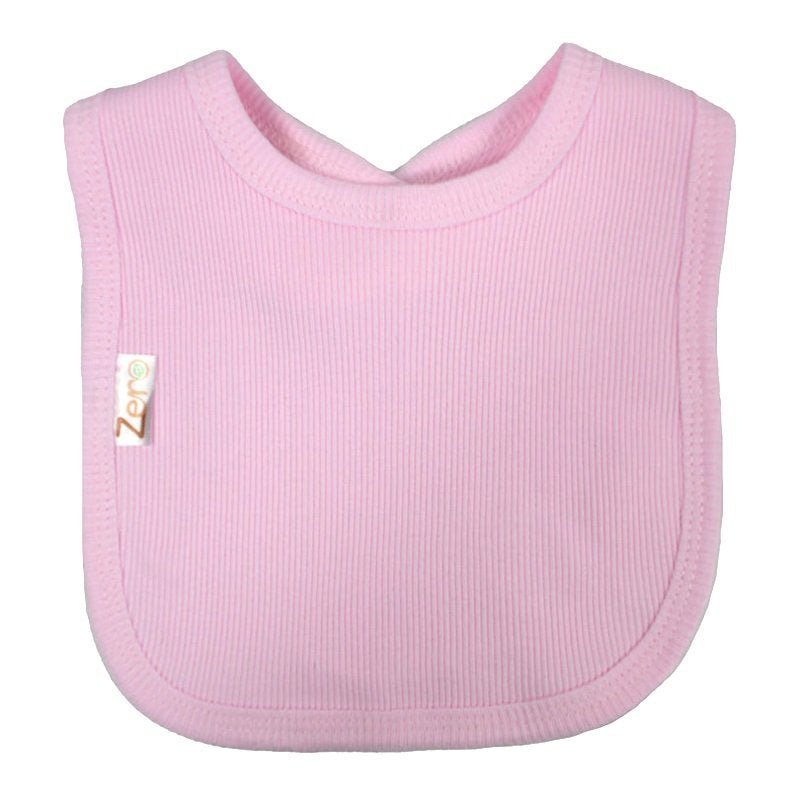 Lovely Ribbed Bib In A Choice Of Colours - Pink and Blue Hampers