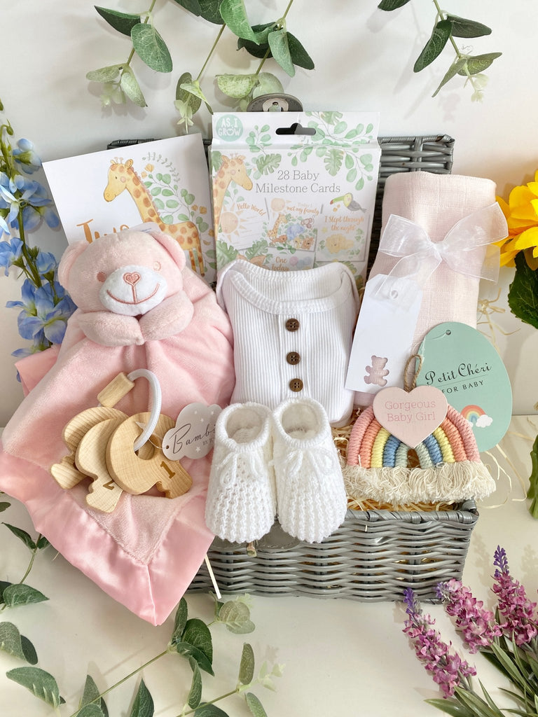 Mum To Be Baby Hamper - Precious Moments - Pink and Blue Hampers