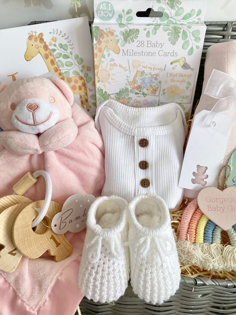 Mum To Be Baby Hamper - Precious Moments - Pink and Blue Hampers