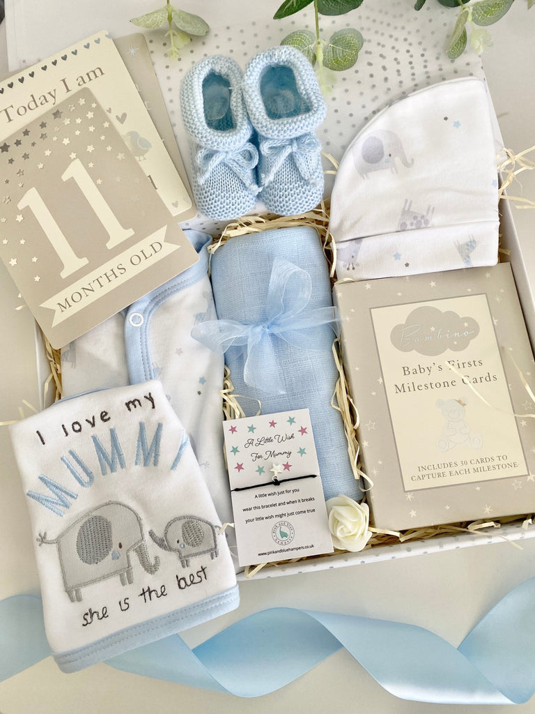 Mummy To Be Gift - I Love My Mummy - Pink and Blue Hampers