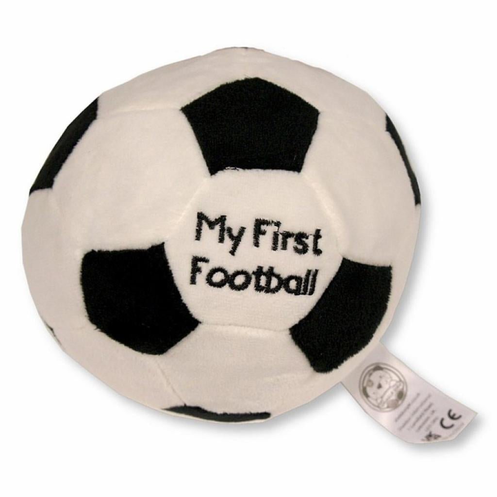 My First Football Black Baby Rattle - Pink and Blue Hampers