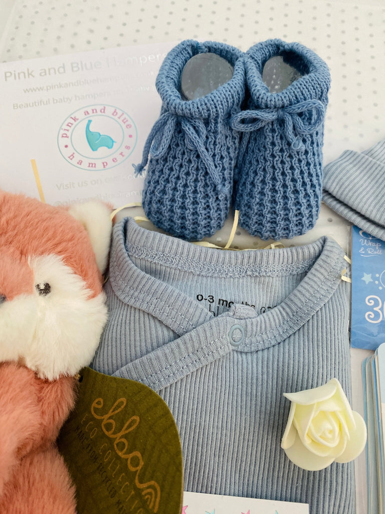 New Baby Boy Hamper - Kind Little Cub - Pink and Blue Hampers