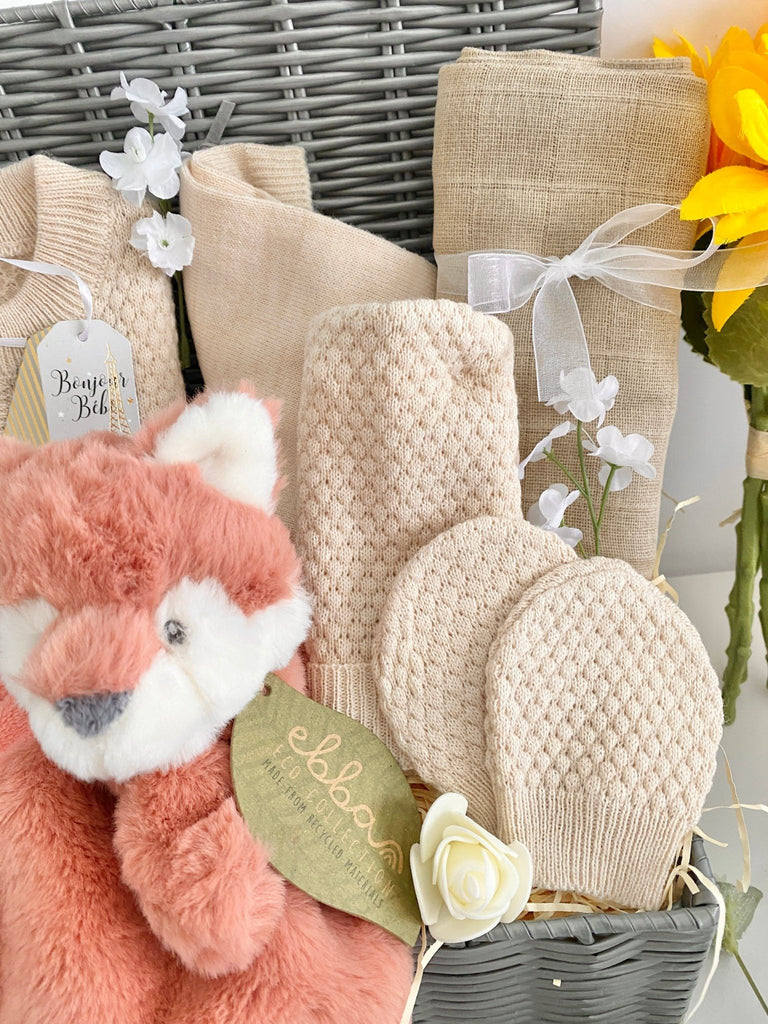 New Baby Hamper - Fabulous Fox - Pink and Blue Hampers