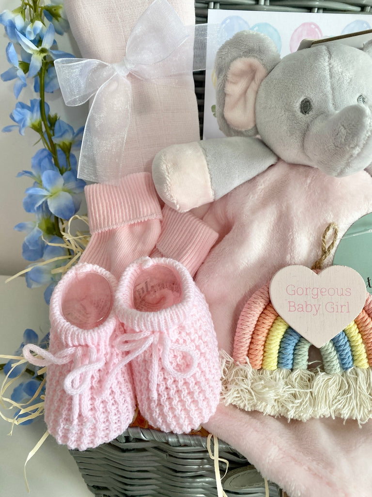 New Mum Baby Gift - Sweet Little Rainbow - Pink and Blue Hampers