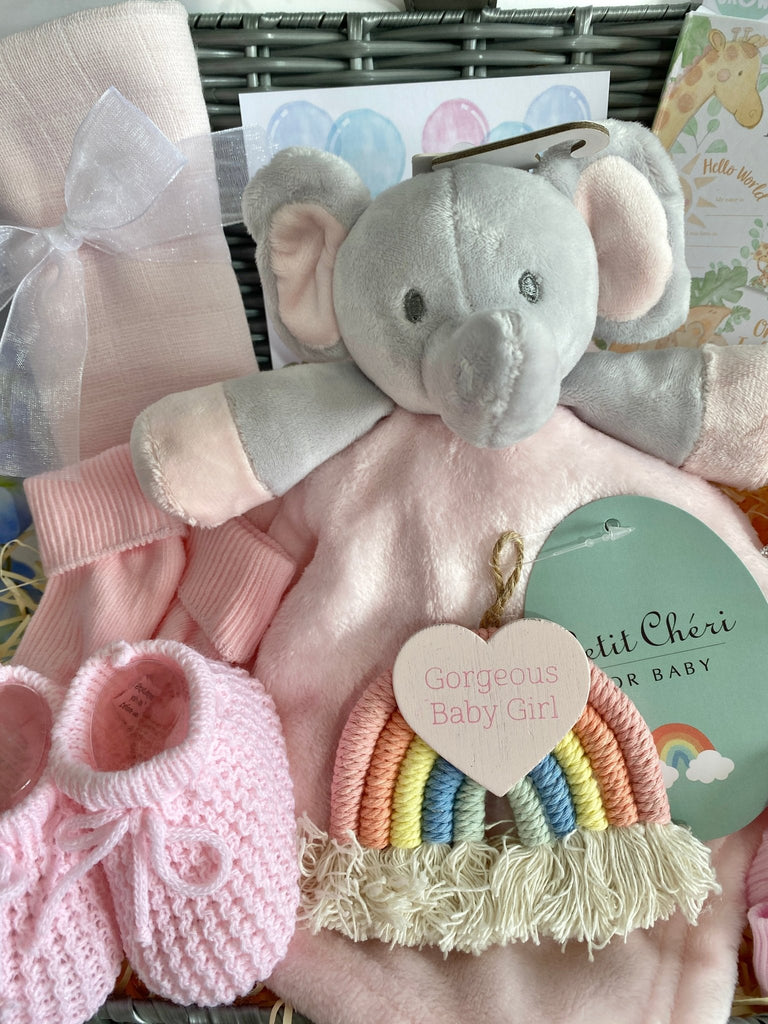 New Mum Baby Gift - Sweet Little Rainbow - Pink and Blue Hampers