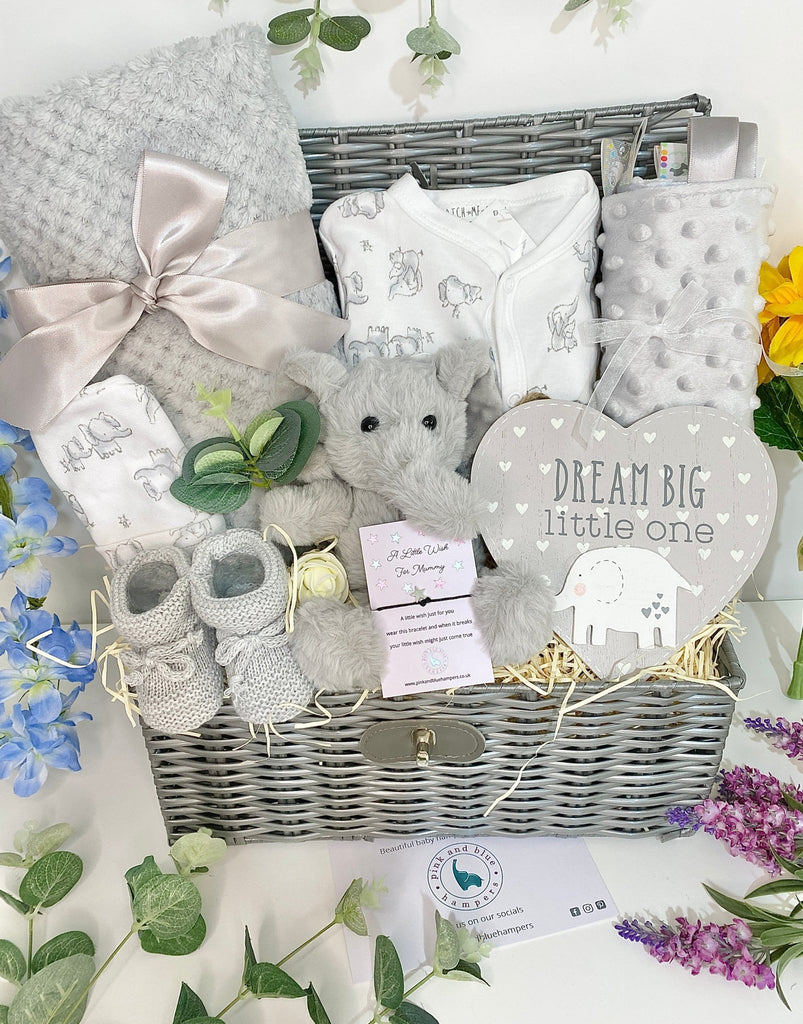 New Mum Hamper - Sweet Dreams Baby - Pink and Blue Hampers