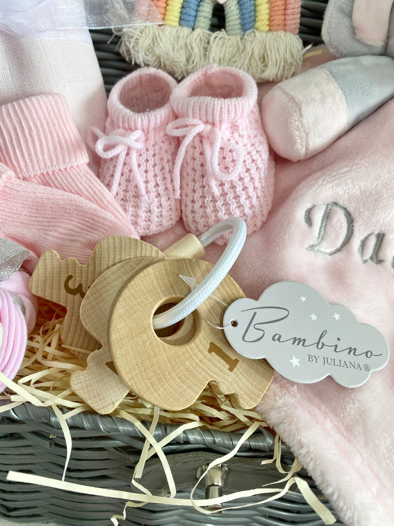 Personalised New Mum Baby Girl Gift Hamper - Gorgeous Baby Girl - Pink and Blue Hampers