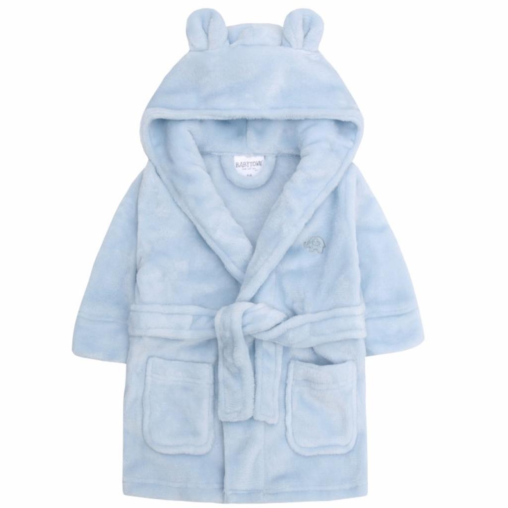 Sky Blue Baby Dressing Gown 0 - 6 months - Pink and Blue Hampers