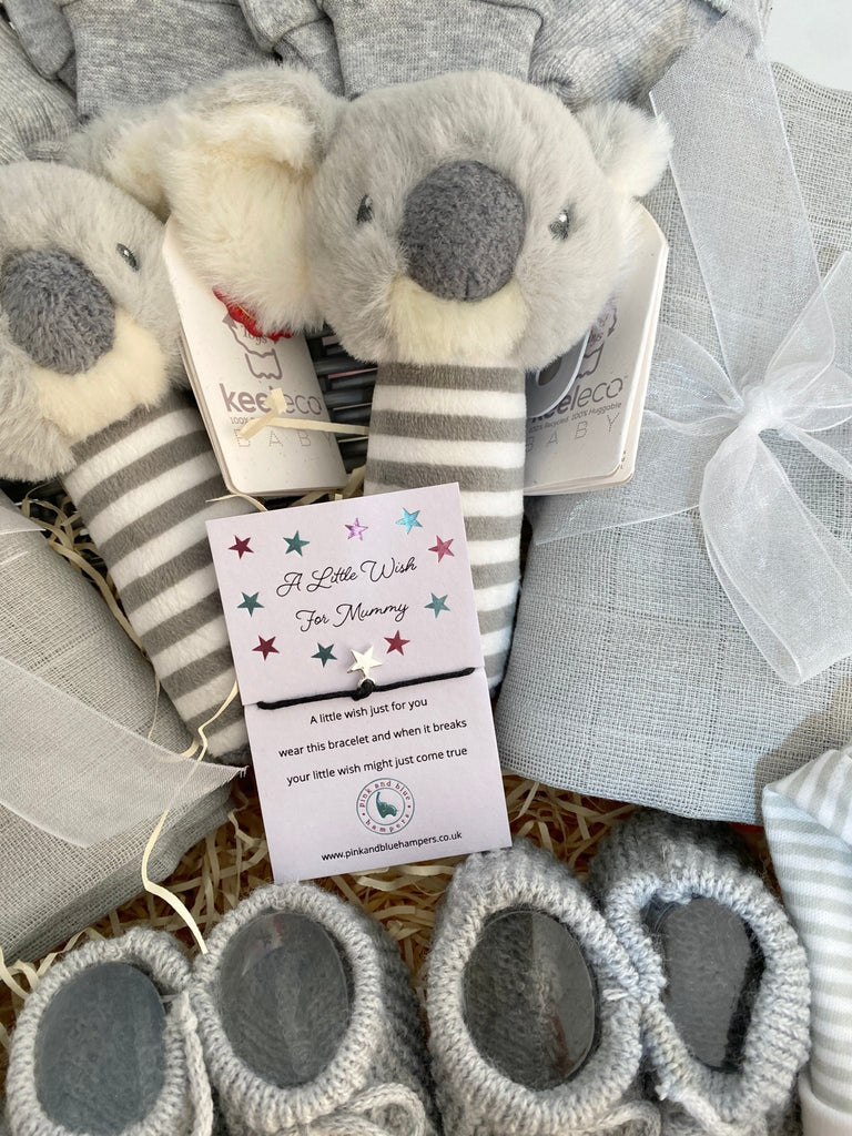 Twin Baby Hamper - Adorable Koalas - Pink and Blue Hampers