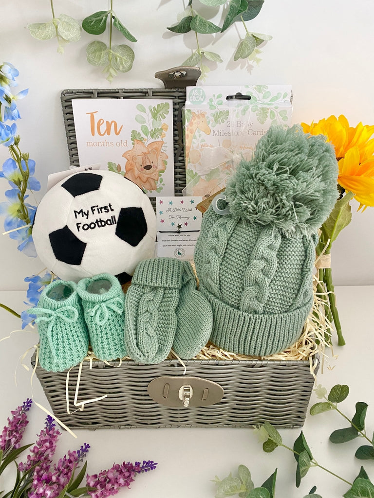 Unisex Baby Hamper - Football Play Time - Pink and Blue Hampers