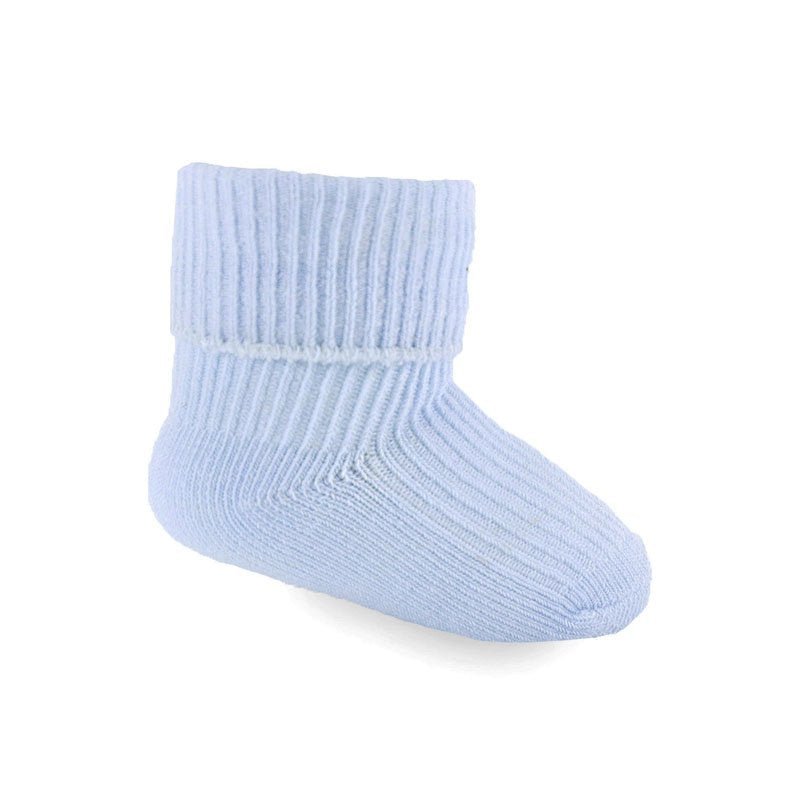 Baby Blue Turnover Socks - Pink and Blue Hampers