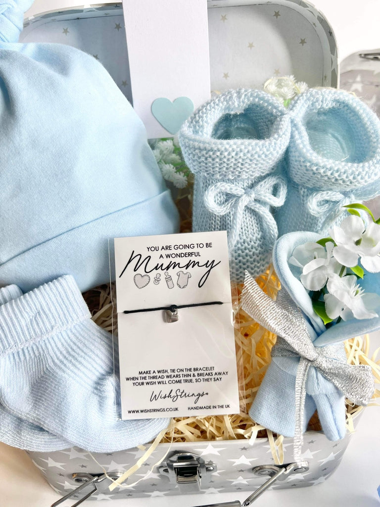 Beautiful Baby Boy Mini Gift Set, Baby Boy Baby Gift - Pink and Blue Hampers