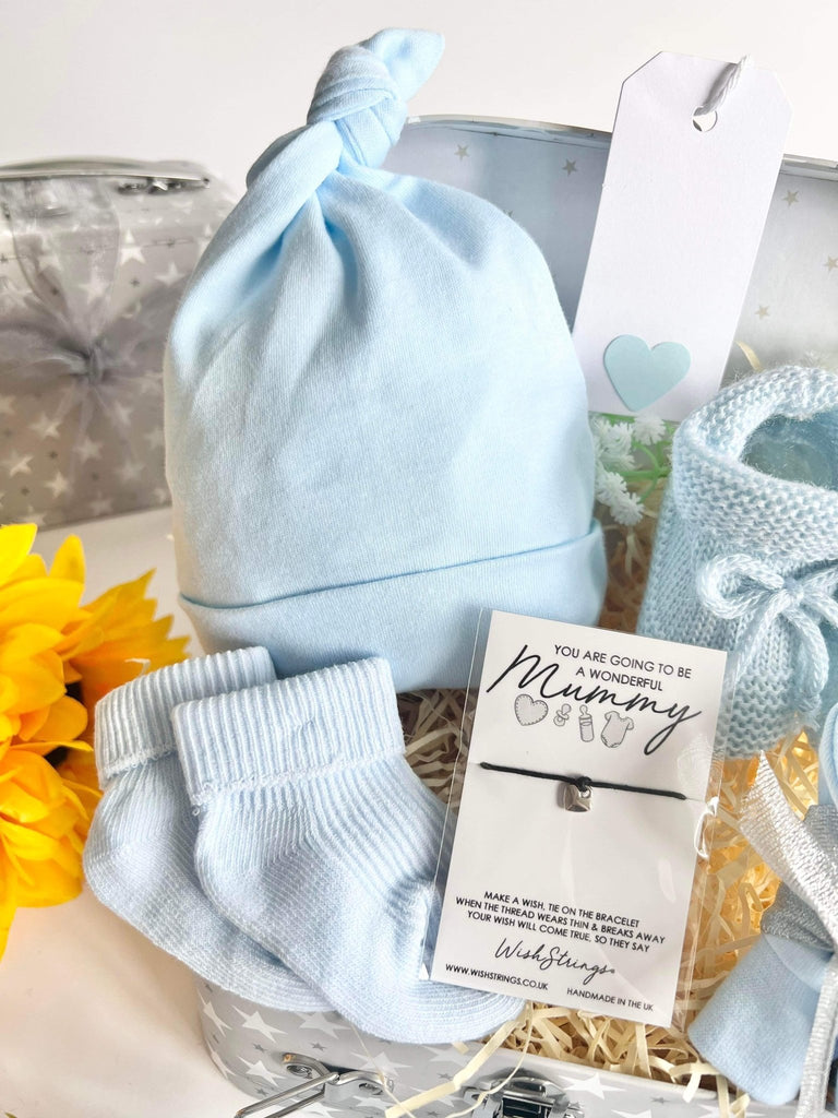 Beautiful Baby Boy Mini Gift Set, Baby Boy Baby Gift - Pink and Blue Hampers