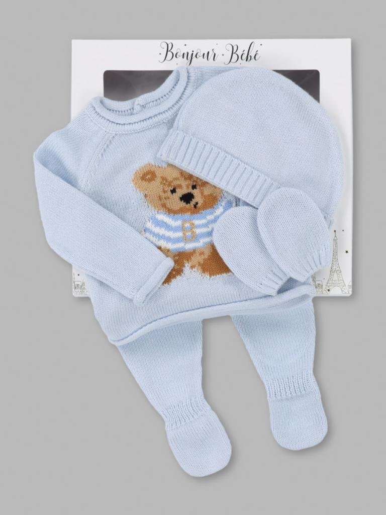 Gorgeous Baby Boy Teddy Bear Clothing Set - Pink and Blue Hampers