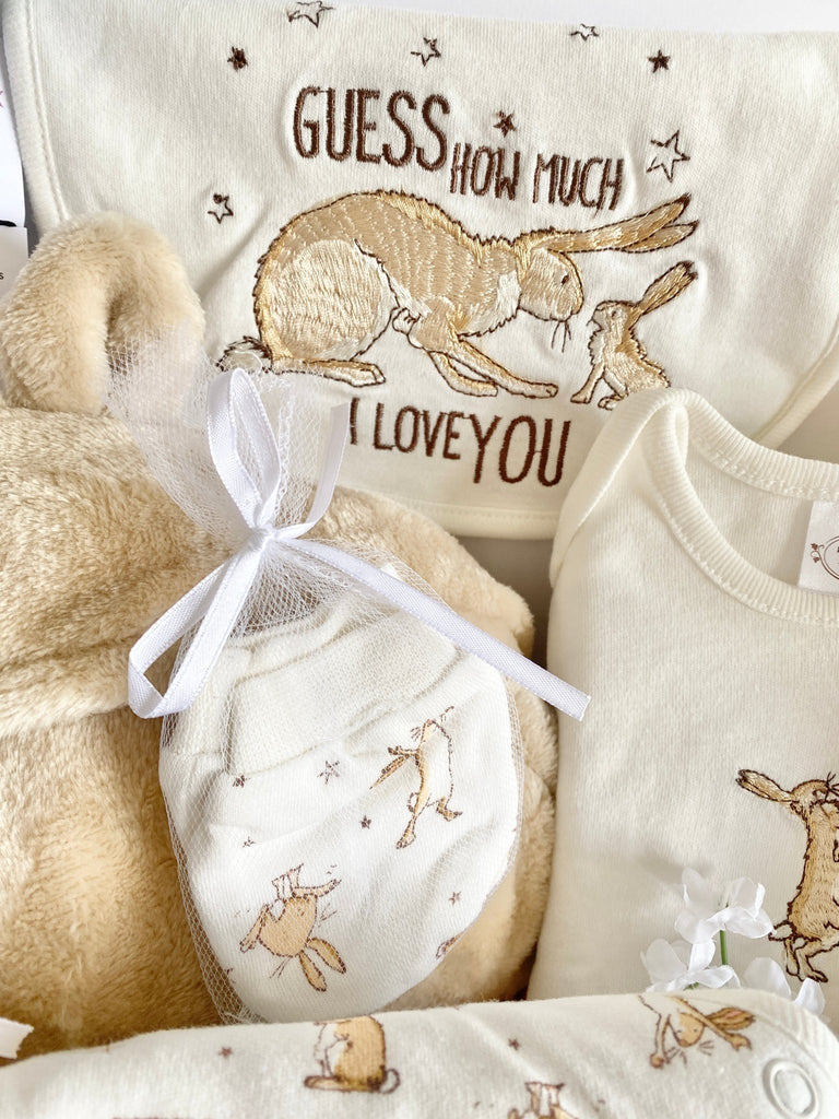 Guess How Much I Love You, Gorgeous New Baby Gift Hamper - Pink and Blue Hampers