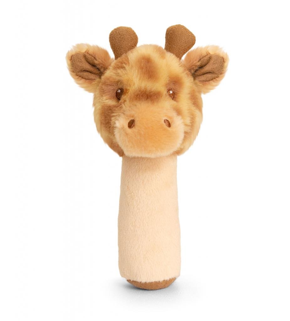 Keeleco Cuddle Giraffe Stick Rattle - Pink and Blue Hampers