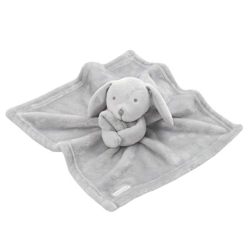 Lovely Unisex Grey Bunny Comforter - Pink and Blue Hampers